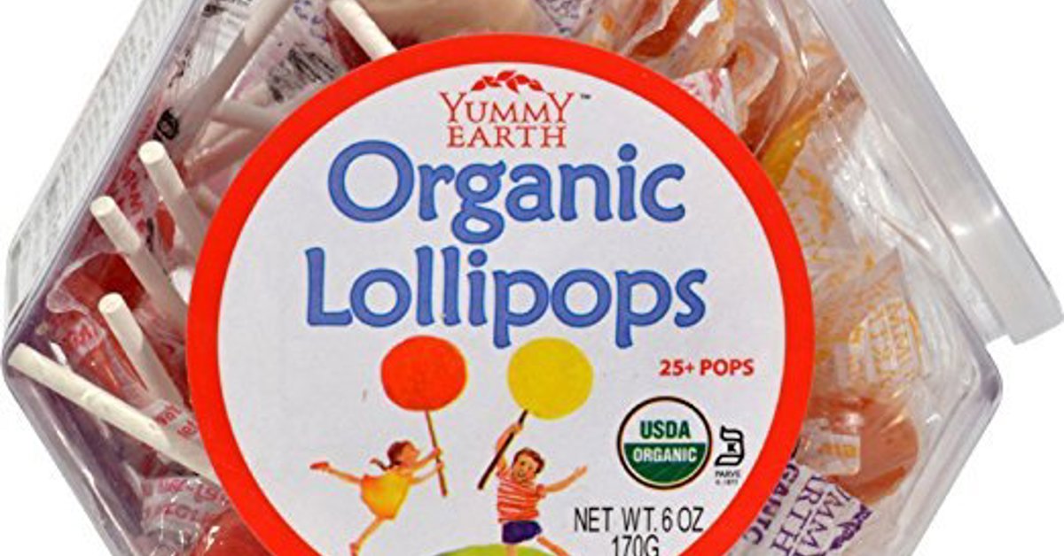 Yum Earth Lollipops - Small Bin