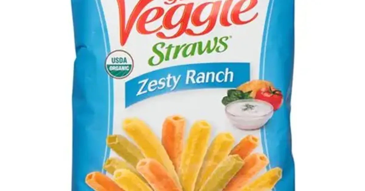 Sensible Portions Zesty Ranch Veggie Straws – 5 oz. bag